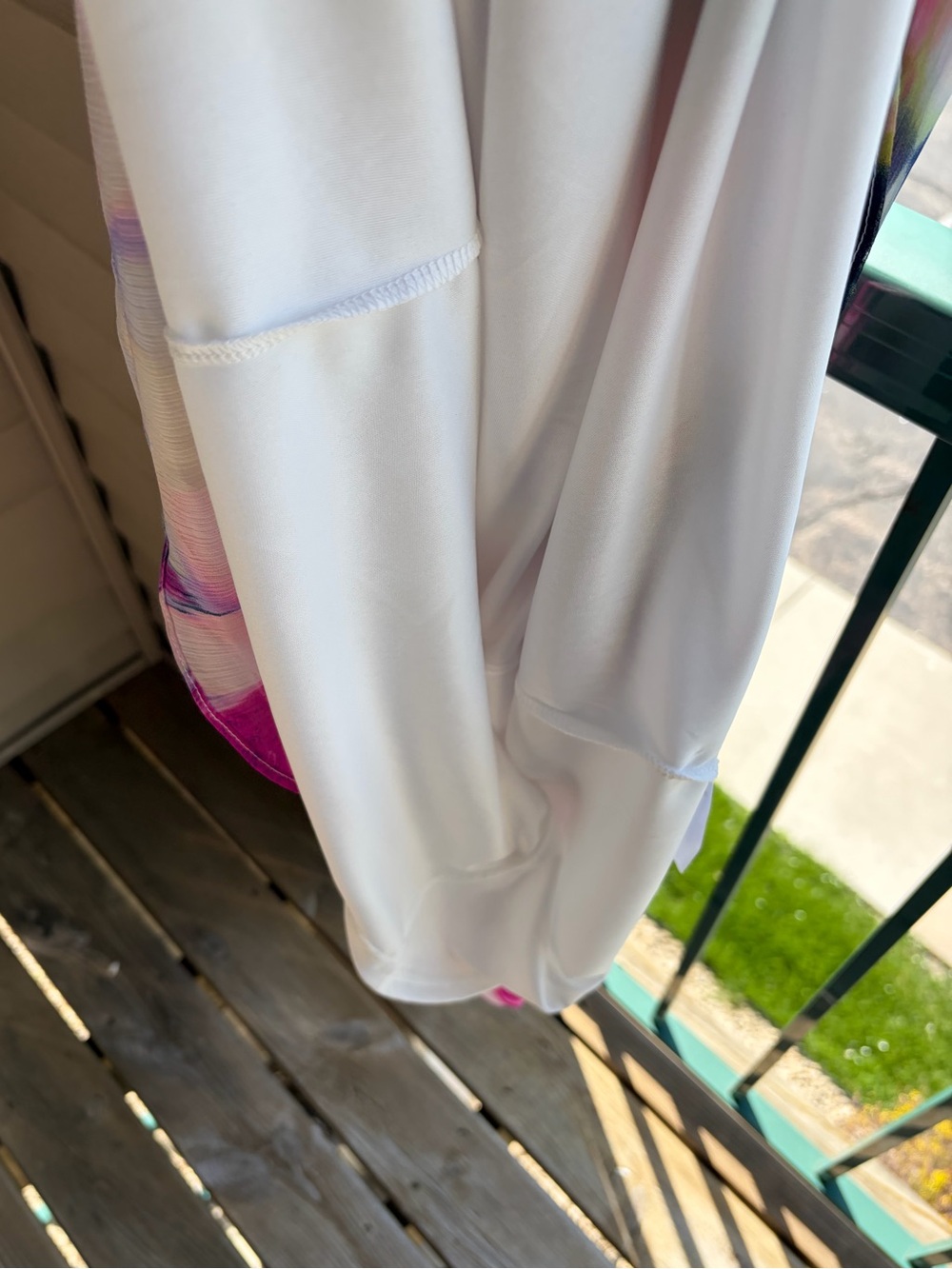 🆕🌸🪻🌿DKNY Watercolor Floral Light Casual Party Chic Summer Maxi Dress Size 8 - Picture 13 of 17